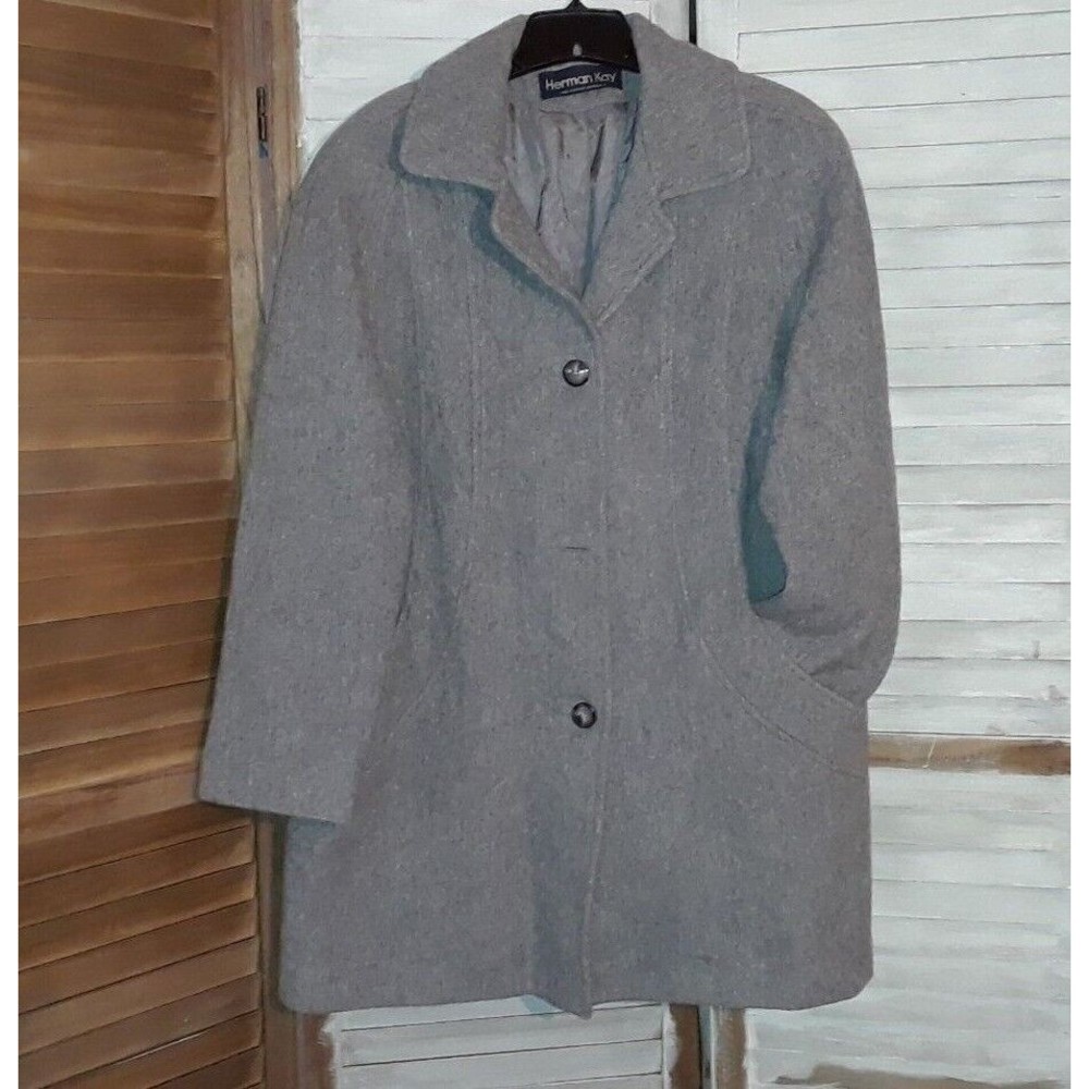 Vintage-Herman Kay-Ladies Wool Blend Coat